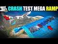 GTA 5 : TESTING INDIAN CARS ON MEGA CRASH TEST RAMP ON MOUNT CHILIAD