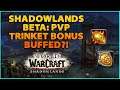 HUGE Buff to PvP Trinket Set Bonus | WoW Shadowlands Beta