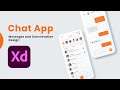 SPEEDART: Chat App UI Design - Adobe XD Tutorial