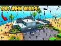 100 JOHN WICKS LAND AT JOHN WICKS HOUSE! - Fortnite Funny Moments! #560