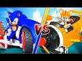 COCHE DE SONIC VS COCHE DE TAILS | SONIC CARRERAS LEGENDARIAS