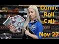 Comic Roll Call Nov 27 - New Comics