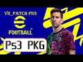 Efootball PES 2022 VR PATCH PS3 download