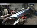 Forging a Seax Bowie knife, part 2, making the handle.