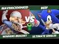Game Underground - Maverickninkid (Sheik) Vs. Beef (Sonic) SSBU Ultimate Tournament