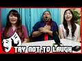 Japanese Girls do "Try not to laugh" CHALLENGE 32 - by AdikTheOne!!