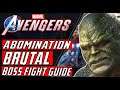 Marvels Avengers: Hulk vs Abomination BRUTAL Guide!