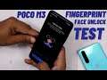 Poco M3 Fingerprint and Face Unlock Test | Impressive and Fast? ( HINDI )