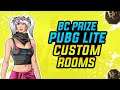 PUBG MOBILE LITE LIVE UNLIMITED CUSTOM ROOM | BC GIVEAWAY | live custom room