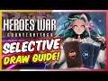Selective Draw Guide! Which SSR Card To Pick? Why? Heroes War: Counterattack