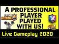 A professional player played with us! Clash Royale Live Stream gameplay (2020)