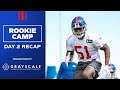 Giants Rookie Minicamp Day 2 Recap | New York Giants