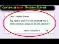 How To Fix Can't Install Zoom Error On Google Play Store Android & Ios