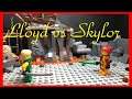 Lego Ninjago Lloyd vs Skylor (stop motion)