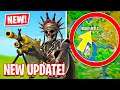 NEW UPDATE IS HERE!! AIM ASSIST is NERFED! (Fortnite Battle Royale)