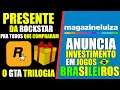 Rockstar DÁ PRESENTE A QUEM COMPROU O GTA TRILOGIA / Magazine Luiza FINANCIA JOGOS BR /PARCERIA XBOX