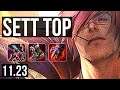 SETT vs YI (TOP) | 5/1/2, 300+ games | BR Master | 11.23