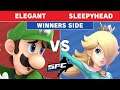 Super Smash Fight Club 2 - Sleepyhead (Rosalina & Luma) Vs. Elegant (Luigi) Winners Side