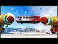 Turning A Bus Into A Pancake - Insane Vehicle Stunts & Crashes - BeamNG Drive