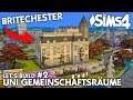 Uni Gemeinschaftsräume Britechester #2 👩‍🎓👨‍🎓 Bauen NUR mit Die Sims 4 An die Uni! (deutsch)