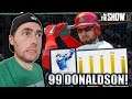 99 JOSH DONALDSON DEBUT!! MLB THE SHOW 19 DIAMOND DYNASTY