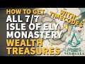 All Isle of Ely Monastery Wealth Treasures Chests Assassin's Creed Valhalla