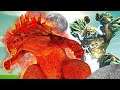 Burning Godzilla Vs King Kong! (FINAL) Pai Indoraptor: Dinossauros Ark Survival Evolved