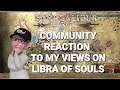 Community Reaction to my Libra of Souls Video (SOULCALIBUR VI)