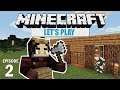 [EP. 2] - Minecraft 1.14 Let's Play - OUR FIRST HOUSE!