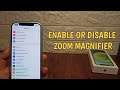 iPhone 12 || How To Enable Or Disable Zoom To Magnifier The Screen