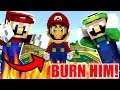 Mario Minecraft - IS THAT SUPER MARIO?! BURN HIM! [63]