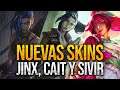 NUEVAS SKINS ARCANE & MAIDCAFÉ 😳 JINX, CAITLYN y SIVIR en la NUEVA SEASON 🔥 League of Legends