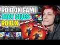 Roblox game that gives Robux Live stream group found giveaway Playing with viewers / Subscribers