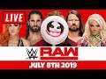 WWE RAW Live Stream Watch Along - Full Show Live Reaction July 8th 2019