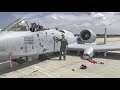 A-10 Thunderbolt II ( Warthog ) Gear-up Landing