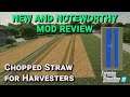Chopped Straw for Harvesters | Mod Review | Farming Simulator 22