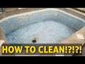 HOW TO CLEAN SWIMMING POOL?!?! #shorts