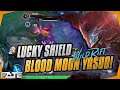 LUCKY SHIELD BLOOD MOON YASUO! 😱 | Wild Rift Yasuo Gameplay