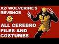 All Cerebro Files & Costumes - X2: Wolverine's Revenge