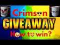Crimson Special Giveaway Prize