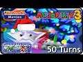 Mario Party 3 - Chilly Waters (2 Players, 50 Turns?, Mario vs Yoshi vs Waluigi vs Luigi)