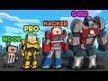 Minecraft - TRANSFORMERS CHALLENGE! (NOOB vs PRO vs HACKER vs GOD)
