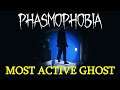 The most active ghost in Phasmophobia