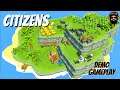A Different Kind of City Builder & Puzzler - CITIZENS Demo Gameplay (no commentary)