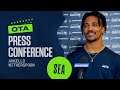 Ahkello Witherspoon 2021 Seahawks OTAs Press Conference