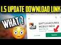 😳 Finally Bgmi 1.5 update download link is here😢 | Battlegrounds Mobile India | Tamil Today Gaming