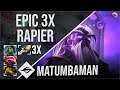 MATUMBAMAN - Void Spirit | EPIC 3x RAPIER | Dota 2 Pro Players Gameplay | Spotnet Dota 2