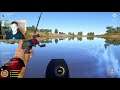 Russian Fishing 4 Trying to level up Spin Fishing by trolling Akhtuba without happy hour Day 2