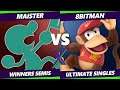 S@X 394 Online Winners Semis - Maister (Game & Watch) Vs. 8BitMan (Diddy Kong) Smash Ultimate - SSBU