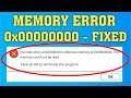 How To Fix The Instruction at 0x00000000 Referenced Memory at 0x00000000 Error